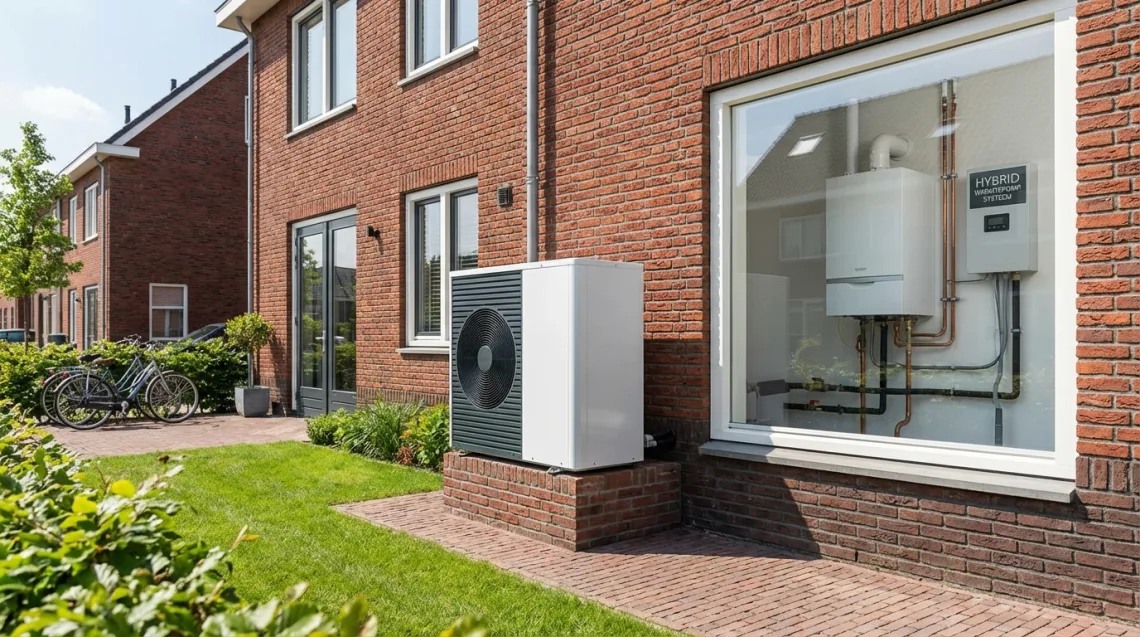 Warmtepomp Vleuten (Utrecht) - Hybride warmtepomp naast cv-ketel